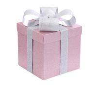 Gxdqxxd New Year Celebration Gift Box Proposal Box with Lids Paper Packaging for Events, Pink 25 cm