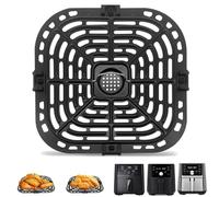 GXF Air Fryer Accessories for Instant Vortex Gourmia, Original Replacement Grill Plate Pan Crisper Tray Rack Parts Plus Gourmia 6 Quart Fryer, Dishwasher Safe