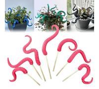 GXFCAI 7Pcs Octopus Tentacle Stakes, Glow in The Dark Octopus Garden Stakes, Creative Resin Luminescent Decorative Plant Stakes, Funny Halloween Plant Ornaments for Home Garden Party Decor