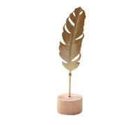 GXFCAI Ginkgo Leaf Ornaments Metal Gold Leaf Sculpture Home Decor Christmas Table Centerpiece Iron Art Ornament Metal Craft Ginkgo Desktop Decoration