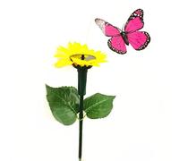 GXFCAI Solar Powered Dancing Fluttering Butterflies Flying Stake Scvd889 Decor Yard Garden Hummingbird Plants Flowers X3f2 Lawn
