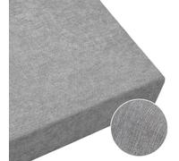 GXFWJD 10cm thick Dining Bench Cushion for Indoor Furniture,Non-Slip Rectangle Window Seat Cushions,Chenille Customized Bench Seating Foam Cushions Pad with Smooth Zipper(Gray,16x30)