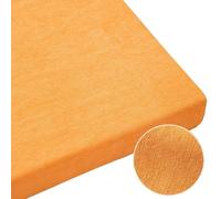 GXFWJD 10cm thick Dining Bench Cushion for Indoor Furniture,Non-Slip Rectangle Window Seat Cushions,Chenille Customized Bench Seating Foam Cushions Pad with Smooth Zipper(Orange,18x70)