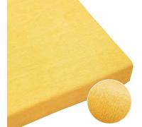 GXFWJD 10cm thick Dining Bench Cushion for Indoor Furniture,Non-Slip Rectangle Window Seat Cushions,Chenille Customized Bench Seating Foam Cushions Pad with Smooth Zipper(Geel,18x42)