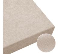 GXFWJD 10cm thick Dining Bench Cushion for Indoor Furniture,Non-Slip Rectangle Window Seat Cushions,Chenille Customized Bench Seating Foam Cushions Pad with Smooth Zipper(Beige,24x60)