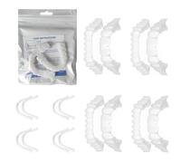 GXGM 4 Pairs of Dental Veneers, Fake Teeth, Dental Dentures, Universal Upper and Lower, Professional Dental Veneers, Temporary Fake Teeth for Men And Women Of Bad Teeth Imperfect Teeth