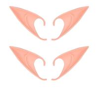 GXGM 4 Pz Orecchie da Fata Orecchio Elfo in Lattice Elfo, da Elfo Cosplay Orecchie Orecchie Folletto per Cosplayper Halloween Costume Cosplay Festa Natale