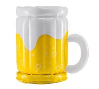 GXGM Pack of 1 Inflatable Beer Mugs, Portable Ice Bucket for Outdoor Use, Champagne Cooler, Bottle Cooler, Outdoor Beer Cooler for Garden, Drinks Cooler, Suitable for Beach Bath Parties