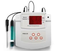 GXGSDM Desktop Laboratory PH Meter,Lab PH Acidity And Alkalinity Tester,Desktop High-precision PH Meter,PH Temperature Two-in-one Automatic Calibration Tester,for Laboratory,Ecology