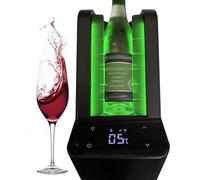 GXGSDM Electric Wine Cabinet, Electric Wine Cooler, Portable Ice-free Refrigerator, LCD Touch Control, Single Bottle Wine Cabinet, 0-20 Degree Adjustment