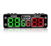 GXGSDM Mini Digital Scoreboard, LED Scoreboard, Magnetic Design On The Back, Match Score 0-9, Score Range 0-99, Suitable For Billiards, Table Tennis, Handball Competitions