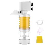GXGSDM Small Fish Tank Filter, Aquarium Purifier, Filtration, Oxygenation, Sucking, Wave Making, Adjustable Air Volume, Suitable For 40-80cm Fish Tank(20W)