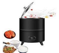 GXGSDM Smart Constant Temperature Yogurt Machine, 400W Automatic Yogurt Fermentation Machine, With Time And Temperature Control, For Fruit Vinegar, Yogurt, Natto, Rice Wine(Black,8L)