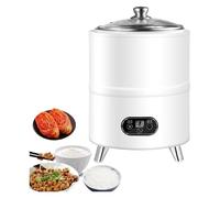 GXGSDM Smart Constant Temperature Yogurt Machine, 8L Home Yogurt Incubator Electric Fermentation Machine, With Time And Temperature Control, For Fruit Vinegar, Yogurt, Rice Wine(White)