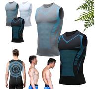GXHNB Compression Vest, Breathable And Comfortable for Training and Leisure, Modern Design, From A Blend of Cotton and Technical Fibers (2pcs-b,L)