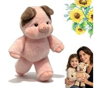 GXHNB Running Cow Plush 45/60cm, Running Plush for Stress Relief and Emotional Support, Cute Running Sheep Cuddly Toy Stuffed Animal Home Decor for Girls, Boys, Men and Women (Cochon-rose 2,60cm)