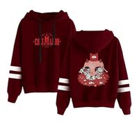 GXHZHXJC Cult of The Lamb Merch Hoodies Trendy Fun Sweatshirts Men's and Women's Casual Streetwear (Red,S)