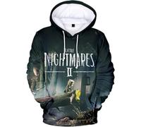 GXHZHXJC Little Nightmares 3 Merch Hoodie Classic 3D Printed Sweatshirt Unisex Harajuku Streetwear (Style6,S)