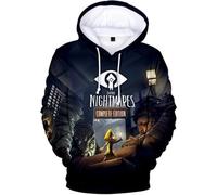 GXHZHXJC Little Nightmares 3 Merch Hoodie Classic 3D Printed Sweatshirt Unisex Harajuku Streetwear (Style3,M)