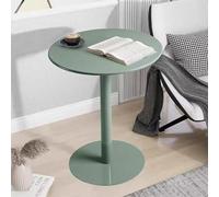 GXILUK Round Pub Bar Table,Bistro Pub Table Round Tall Top Table, Metal Cocktail Drink Table Sofa Side Table, Coffee Counter Table Indoor Home End Table, Small Accent Table(60x6
