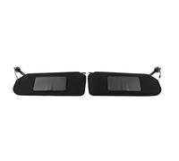 GXJ001 Car Sun Visor Left Driver Side w/LED Lights & Vanity Mirror #10442033 10442034 Replacement for Chevrolet Corvette C5 Base Indianapolis 2-Door 1997-2004, Black