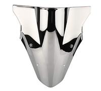 GXJ001 Motorcycle Accessories Double Bubble Touring Winds n Windshield For Kawasaki ER6F ER650F Ninja 650 2012-2016, Silver