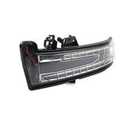 GXJ001 Rearview Side Mirror LED Light Lens Turn Signal Sequential Left ABS Black for A B C E S CLA GLA Class