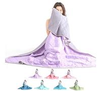 GXJIXf Cooling Throw Blanket, Lightweight Breathable to Keep Body Cool, Summer for Summer Sleeping (Charming purple,150 * 200CM)