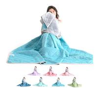 GXJIXf Cooling Throw Blanket, Lightweight Breathable to Keep Body Cool, Summer for Summer Sleeping (Dark green,180 * 200CM)