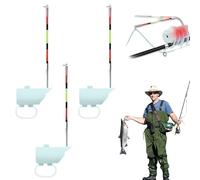 GXJIXf High Sensitivity Fishing Float Bite Alert for Rods, Smart Luminous Fish Bite Alarm, All-Weather Waterproof Night Fishing Gear (3pcs)