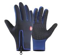 GXJIXf Waterproof Touchscreen Thermal Gloves, Winter Thermal Gloves for Men, for Outdoor Working,Cycling,Running,Driving (A-Blue,Medium)