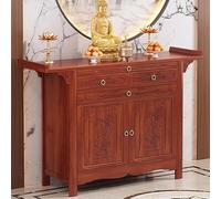 GXLBDK Bamboo Buddha Altar, Buddha Table, Personal Shrine Stand, Prayer Meditation Table, Living Room Chinese Buddha Cabinet(Size:34.6 * 19.2 * 42.5in)