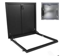 GXLBDK Large Roof Windows And Skylights, Maintenance Access Hatches, Heavy Duty Attic Roof Access Hatches, Basement Manhole Covers(Size:750 * 750mm/29.5 * 29.5in,Color:All aluminum)