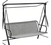 GXLBDK Patio Swing Seat Cover Replacement, Chair Bench Replacement Cover, 600D Thickened Oxford Waterproof Swing Cushion Protection Covers, for 2/3 Seater Outdoor Patio Swing,Gray,50 * 18.9 * 20.5in