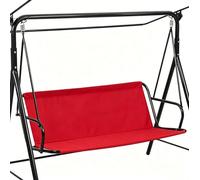 GXLBDK Replacement Swing Seat Cover, Swing Seat Cover Replacement, 600D Thickened Oxford Waterproof Swing Replacement, for Bench,Seats Swings 2/3-Seat Garden,Red,44.5 * 18.5 * 18.5in