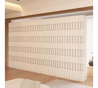 GXLBDK Room Dividers Kraft Paper Room Divider Folding Privacy Screens,Room Decoration Paper Wall Partitions, Multi Functional Folding Privacy Screen,16.4 * 6.5 * 1.3ft