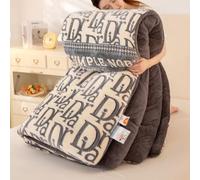GXLBDK Super Warm Thickened Quilt Winter, Soft Plush Velvet Blanket Double-Sided Quilt Heavy Warm for Winter,Heavy Blankets for Home Bedroom Double,B,150x200cm/2kg