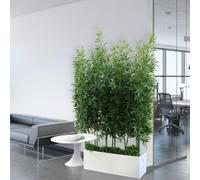 GXLBDK Tall Privacy Artificial Bamboo Tree,Bamboos Tree Artificial,Faux Bamboos Plant, with Trunks,Large Fake Bamboo Plants Trees,Privacy Plastic Plant Trees,10 Sticks,1m/3.3ft