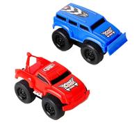 GXLBDK Telescopic Inertia Climbing Toy Car, Educational Decompression Toy, Climbing Car for Vertical Surfaces, Suitable for Learning Activities for Preschoolers(Color:Red+Blue)