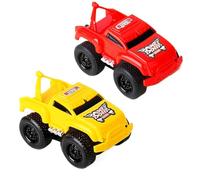 GXLBDK Telescopic Inertia Climbing Toy Car, Educational Decompression Toy, Climbing Car for Vertical Surfaces, Suitable for Learning Activities for Preschoolers(Color:Yellow+Red)