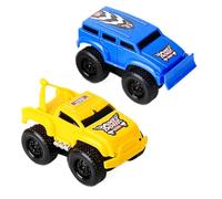 GXLBDK Telescopic Inertia Climbing Toy Car, Educational Decompression Toy, Climbing Car for Vertical Surfaces, Suitable for Learning Activities for Preschoolers(Color:Yellow+Blue)