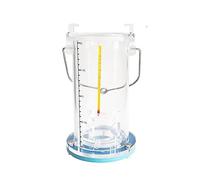 GXLBDK Thickened Stainless Steel Water Sampler Collector, Water Quality Sampler Sampling Barrel, Water Sample Collection for Rivers, Lakes, Surface(Size:0.5L,Color:Plexiglass)