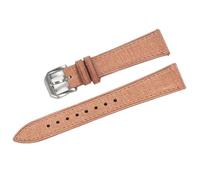 GXMDSGZ 20mm 22mm Leather Watch Strap Handcrafted Linen Texture Tanned Watchband Quick Release Retro Wristband(Brown,20mm)
