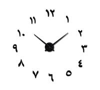 GXMDSGZ Clock Watch Wall Clocks Horloge 3d Diy Mirror Stickers Home Decoration Living Room Quartz Needle(Chocolate,37inch)