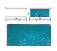 GXMDSGZ Fish Tank Background Aquarium Wallpaper Decoration Fish Background Sticker PVC Self Adhesive Poster(91x50cm)