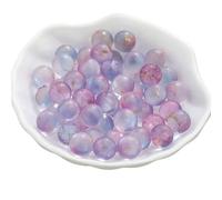 GXMDSGZ Glow In The Dark Marbles 10Pcs 12mm Colorful Luminous Glass Ball Small Marbles Home Vase Fish Tank Decor DIY Handmade Materials Jewelry Accessories For Home Decoration(Purple-no hole)