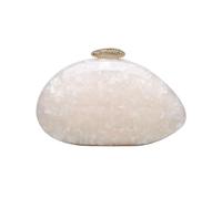 GXMDSGZ Lady Bag Fashion And Personalized Dinner Single Shoulder Crossbody Cute Ivory Pearl Color Purse(C- 97white1)