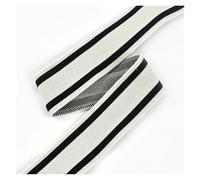 GXMDSGZ Webbing Strap 2/5/10M 40/60mm Jacquard Webbing Ribbon Rib Knitted Tape Stretch Strap Underwear Clothing DIY Sewing Crafts Accessories(Black-4cm,2Meters)