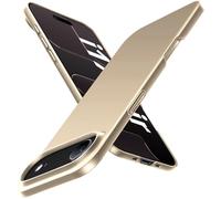 Gxmeuie for iPhone Air 5G Ultra Thin Case, Silky Touch, Anti-Fingerprint, for iPhone Air Slim Hard PC Matte Back Cover Anti-Scratch Shockproof Protective Cases for iPhone Air 5G 6.5-inch (Champagne)