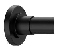 GXOACKJ Black Shower Curtain Rods - 31-80 Inch Spring Tension Shower Rods for Bathroom, Adjustable, No Drilling, No Rust, Stainless Steel